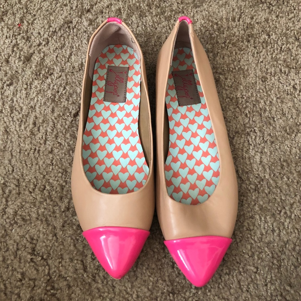 Pink & tan shoes